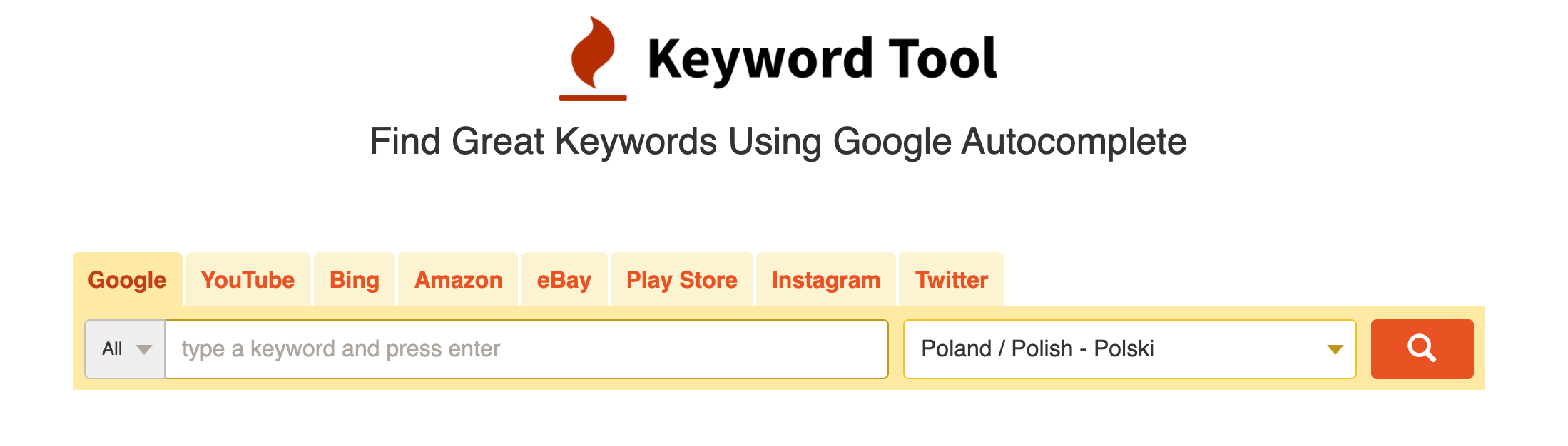 keyword tool